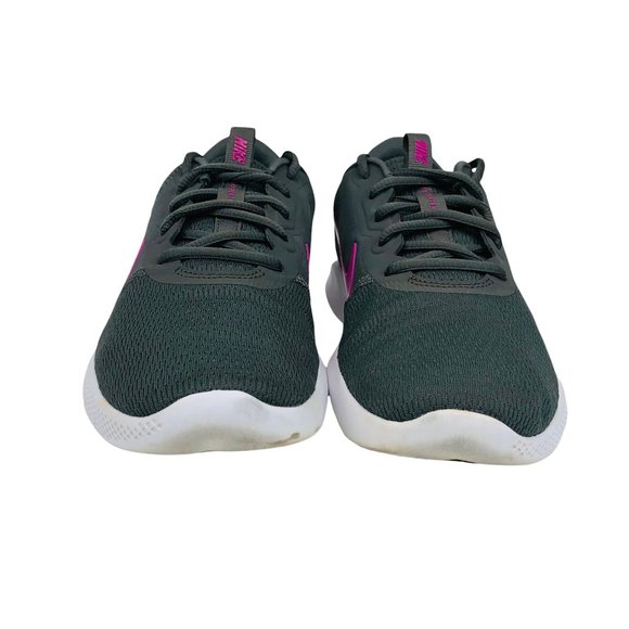 Nike Flex Experience Running shoes ladies US 8 Gray Knit pink CD0227-002 - Picture 2 of 11